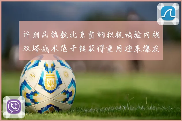 许利民执教北京首钢积极试验内线双塔战术范子铭获得重用迎来爆发